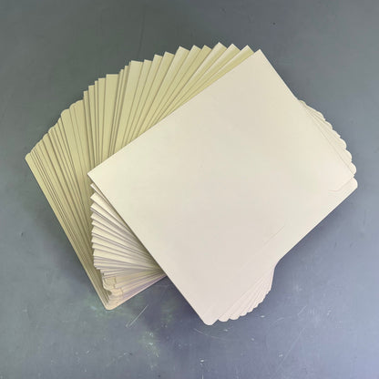 SMEAD (50 PACK) File Jackets Straight Cut Tab 2-Ply 1" Expansion Manila 75520