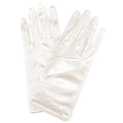 Bridal Wedding Gloves Short Satin Dress Cheongsam Gloves