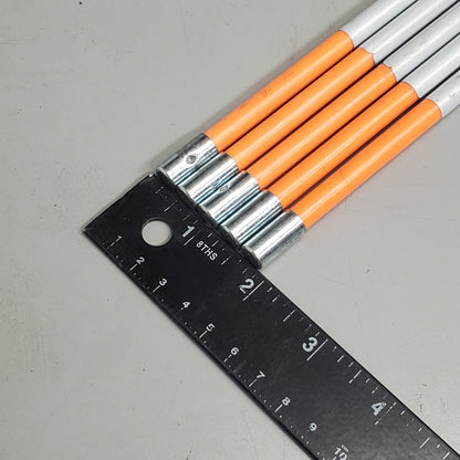 DASCO Pro (5 Pack) Snow Pole Fiberglass Driveway Marker 48" Orange 665