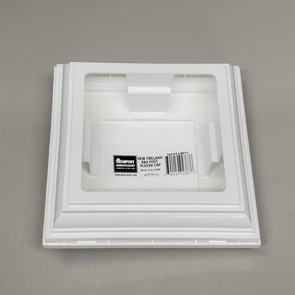 FIBERON ArmorGuard New England Post Sleeve Cap 4x4" White 1004119669