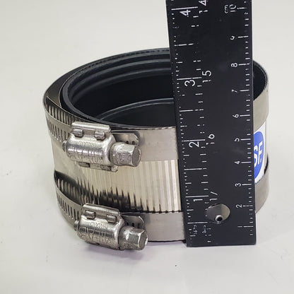 MIFAB (100 Pack) Mi-Hub 3” Stainless Shielded Couplers No Hub MI-HUB-3