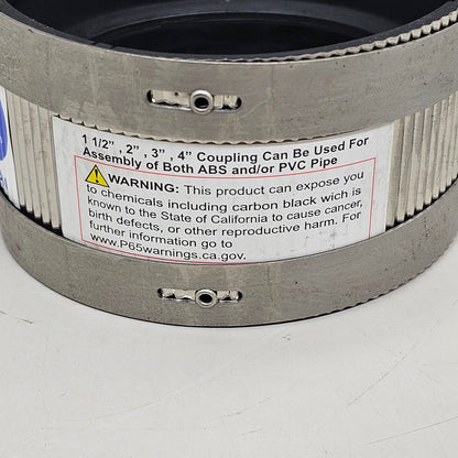 MIFAB Heavy-Duty Clamp Coupling Stainless Steel 3 x 3 Fitting
