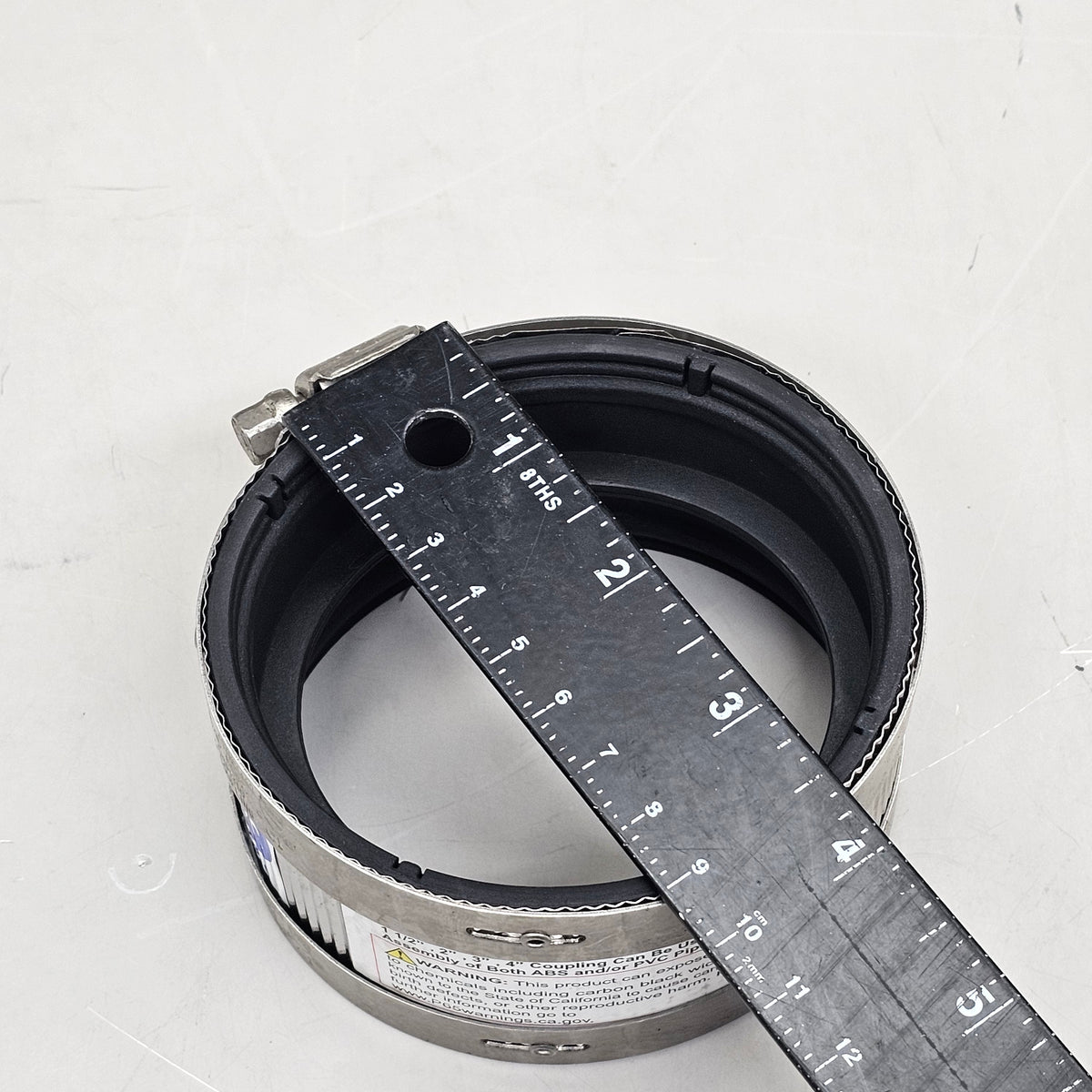 MIFAB Heavy-Duty Clamp Coupling Stainless Steel 3 x 3 Fitting