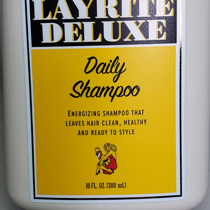 LAYRITE DELUXE Daily Shampoo 10 fl oz Crafted for Barbers