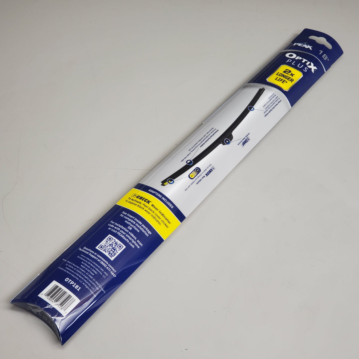 PEAK Optix Plus Beam Windshield Wiper Blades 18" OTP181 2x Longer Life