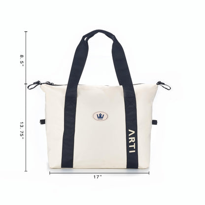ARTI Cream Duffle Bag