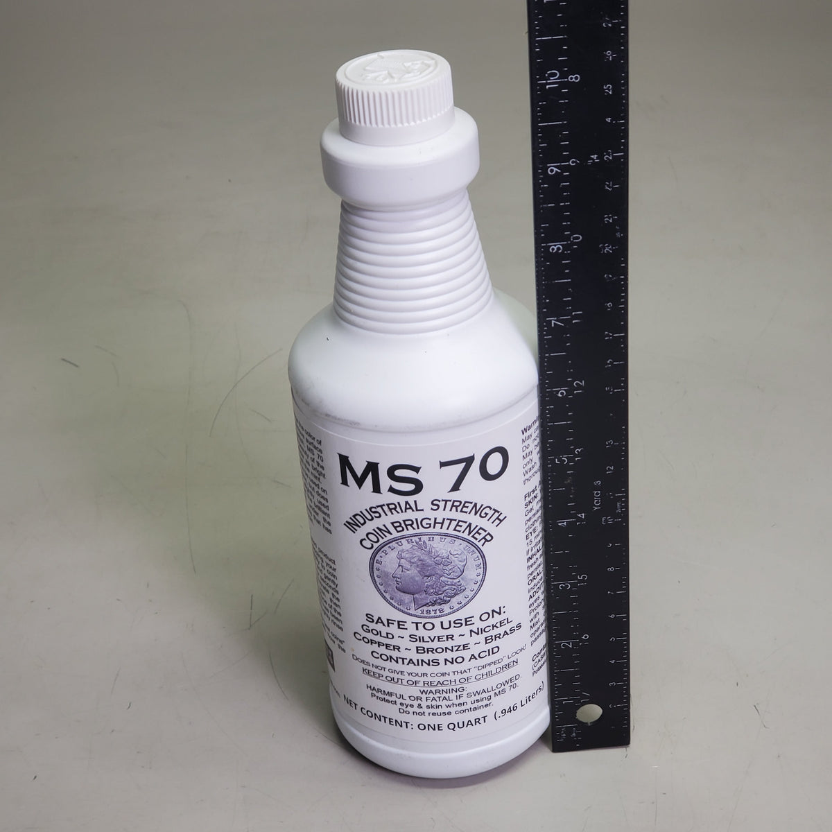 BETTERBILT CHEMICALS Industrial Strength Coin Brightener 1 Qt MS70 Safe On Gold Silver Nickel Copper Bronze Brass