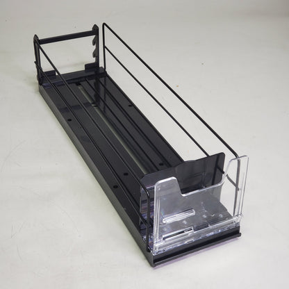 STEPHEN GOULD CORP (6 Pack) Retail Push Tray's Display System Bed W/ Additional Middle Wire ~5"x20" Black sg418 34349