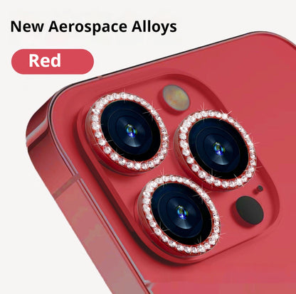 Rhinestone Lens Protector For Mobile Phones
