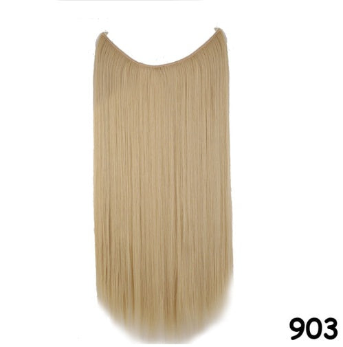 S-noilite 20" Invisible Wire Hair Extensions