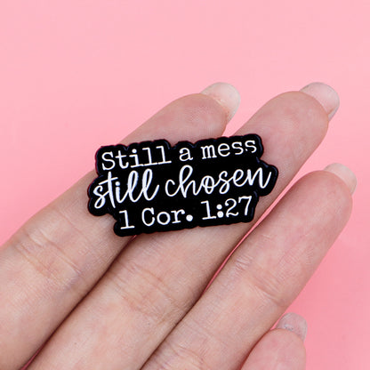 Fashionable And Creative English Letter Brooch