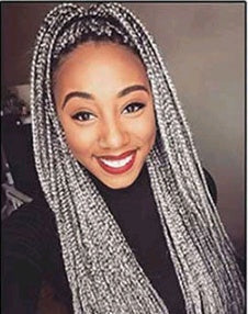 African Black Dirty Scorpion Braid Wig