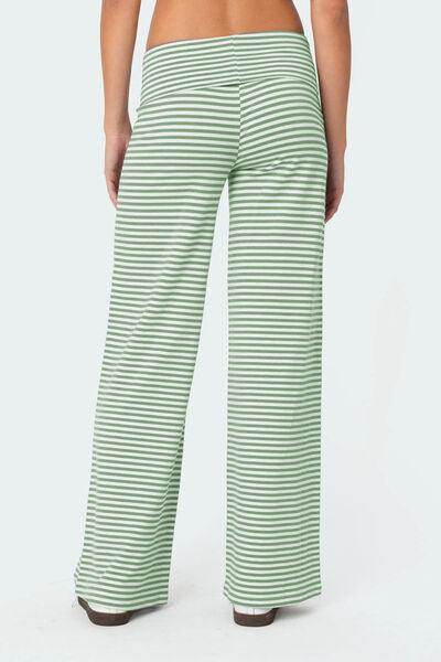 Stylish Striped Wide Leg Pants for Comfortable Fashion