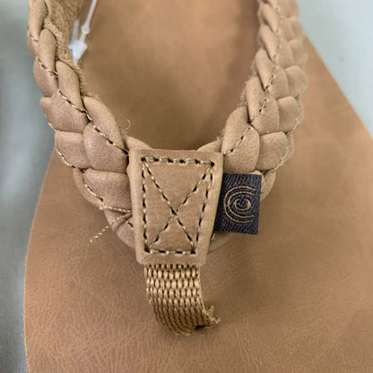 COBIAN Braided Pacifica Sandals Women's SZ 9, EU 41 TAN BBP23-230-9
