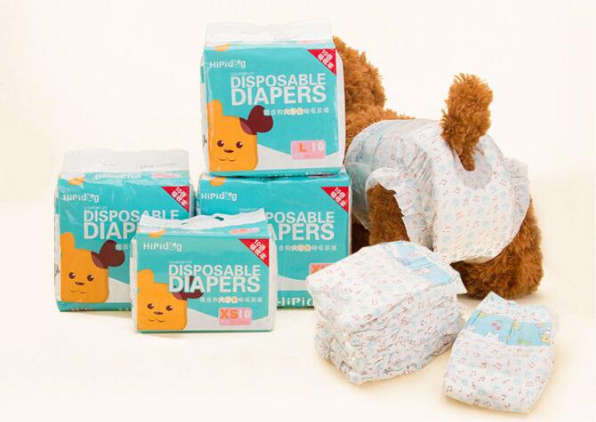 10PCS Per Bag Dog Diapers