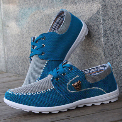 New men's casual canvas shoes