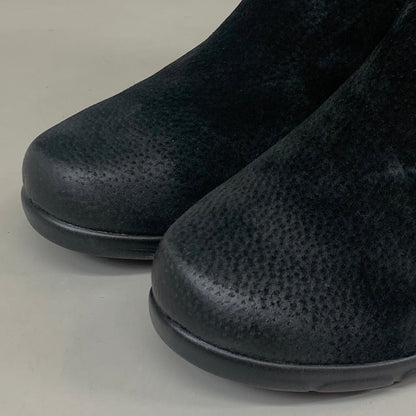 PROPET Waverly Leather Walking Ankle Boot XX(4E) Women's SZ 8 Black Suede WFX085LBS-E-08
