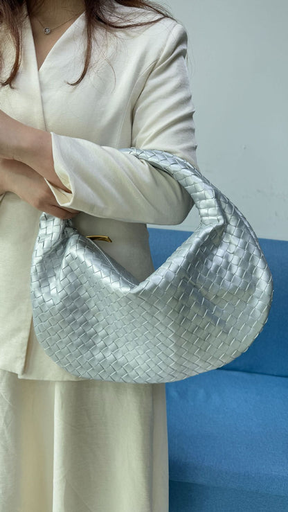 Large size women's woven bag large capacity hand-held armpit bag women's bag