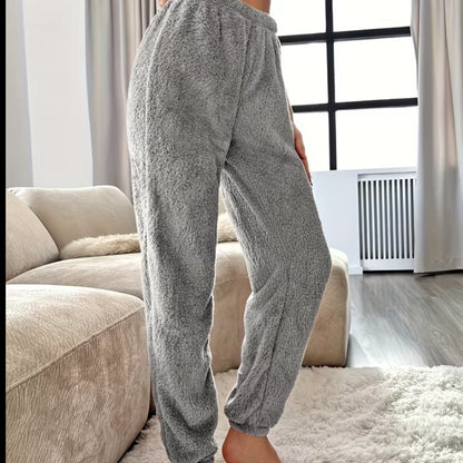 Casual Solid-color Pants Sweatpants Pajama Pants Loungewear