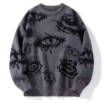 Round-neck Long-sleeve Loose-fitting Sweater
