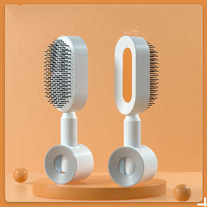 Self Cleaning Hair Brush One-key Airbag Massage
