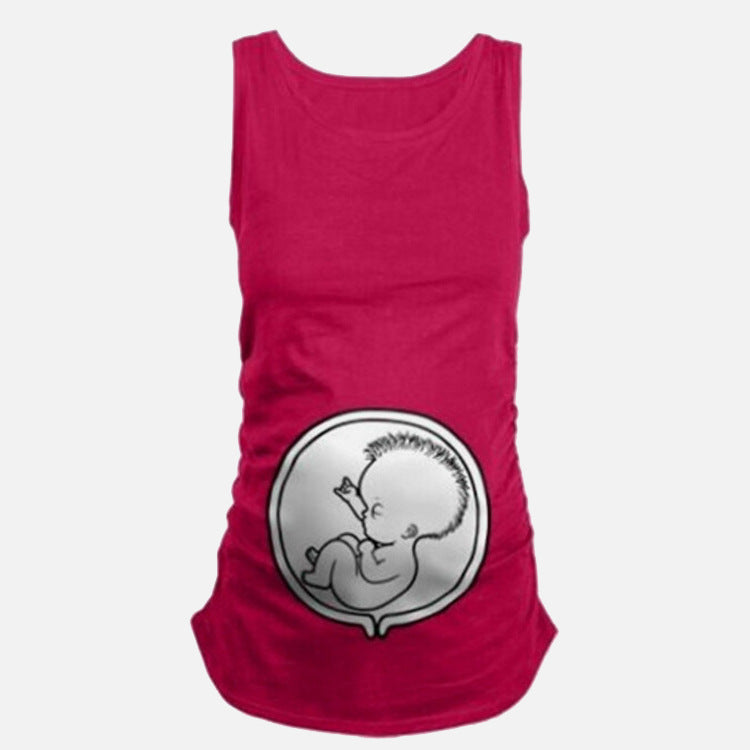 Baby Print Maternity vest