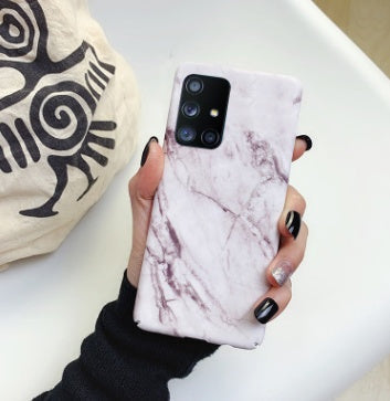 Frosted marble phone case