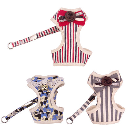 Pet Cute Chest Strap Breathable Tank Top Style Dog