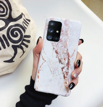 Frosted marble phone case