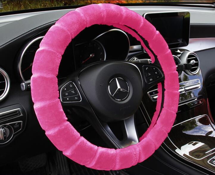 Velvet Plush Winter Steering Wheel Grip