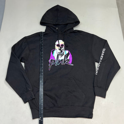 P!NK 2023 Summer Carnival Tour Concert Pull Over Hoodie Women's Sz M Black