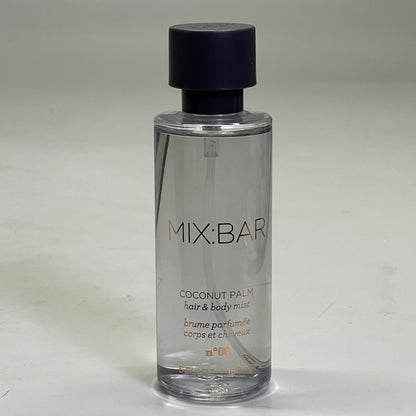MIX:BAR Hair & Body Mist Coconut Palm 5 fl oz each Clear 052-05-4755