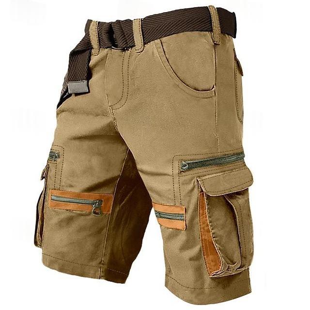 Men's Breathable Outdoor Work Shorts With Multiple Pockets