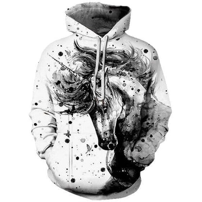3D Digital Print Hoodie Men's Sweatshirt