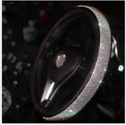 Cute Leather Steering Wheel Cover Anti Slip Universal