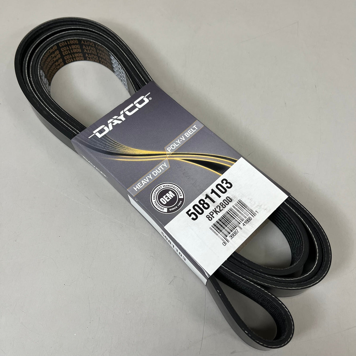 DAYCO Standard Straight Poly Rib Belt 1.10"Top Width 110.25" Effective L 5081103