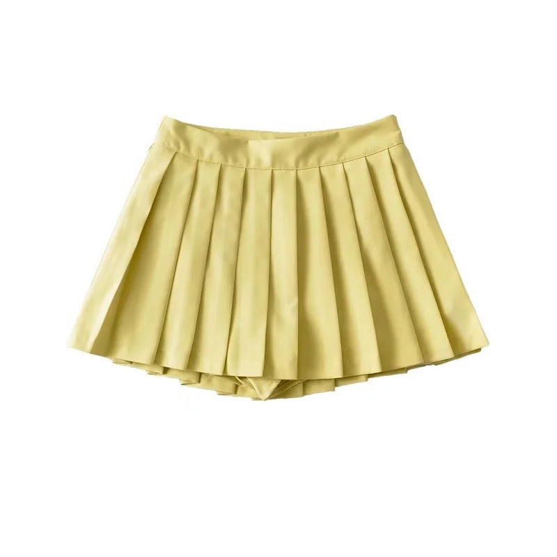 High Waist A-Line Skirt