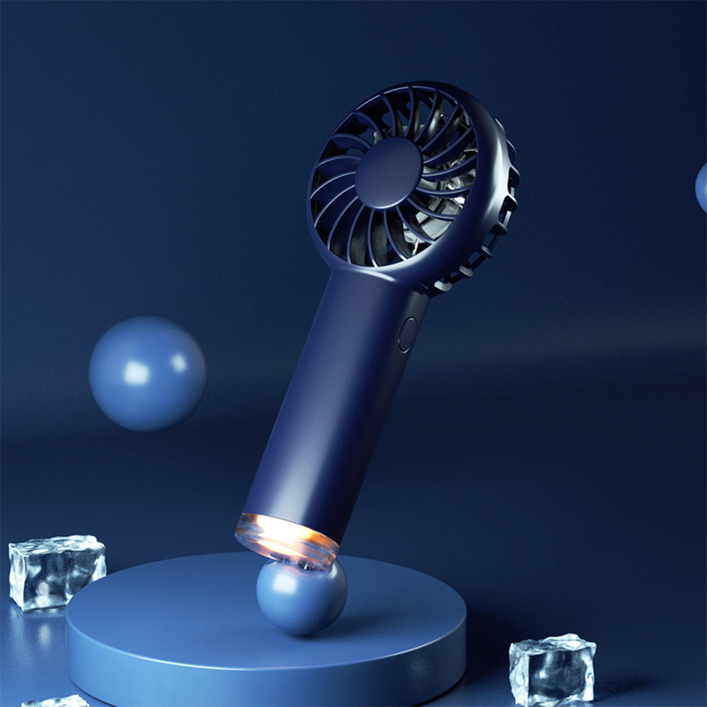 Mini Handheld Fan Portable Charging Lamp