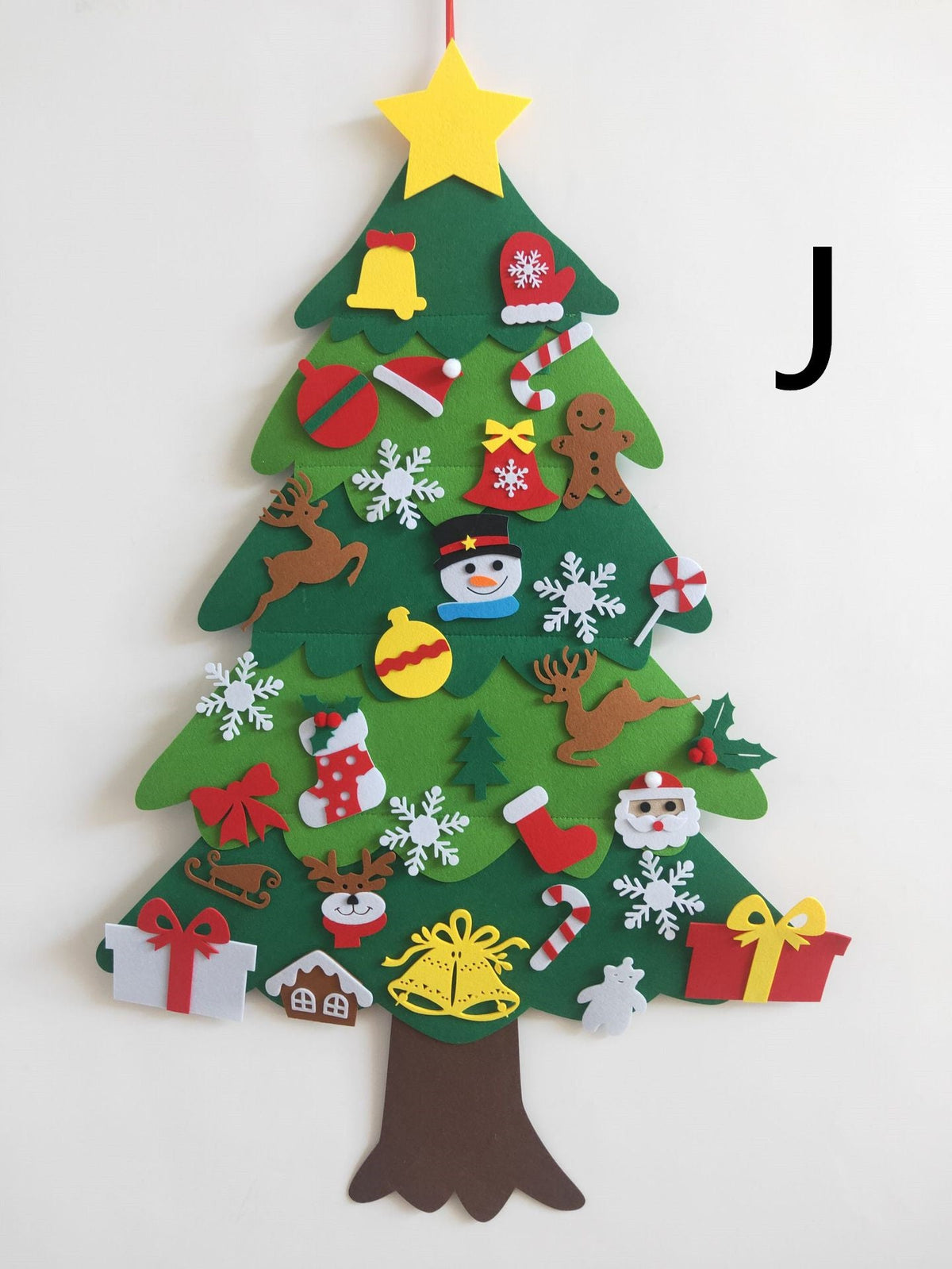 DIY Felt 3D Christmas Tree Decor