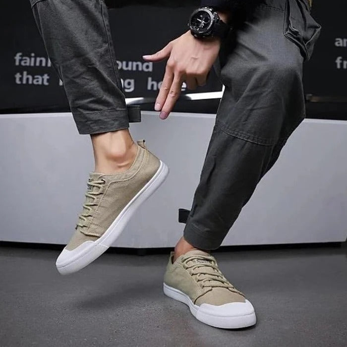 Korean men's canvas shoes