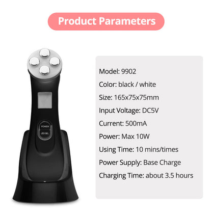 Facial care instrument with microneedles