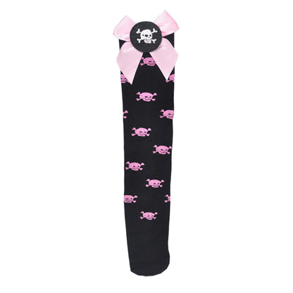 Stockings Children Lolita Bowknot Harajuku Black Pink Punk JK Leg Socks