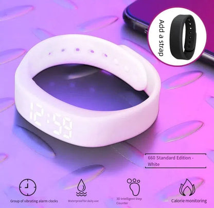 Smart Watch Electronic Vibration Waterproof Night Light Student Bracelet Sports Smart Bracelet