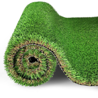 2FTX10FT Outdoor Artificial Grass Runway Blanket, Thick and Realistic Fake Grass Roll Decoration 1.38 "Pile Height