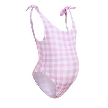 Digital printed maternity swimsuit