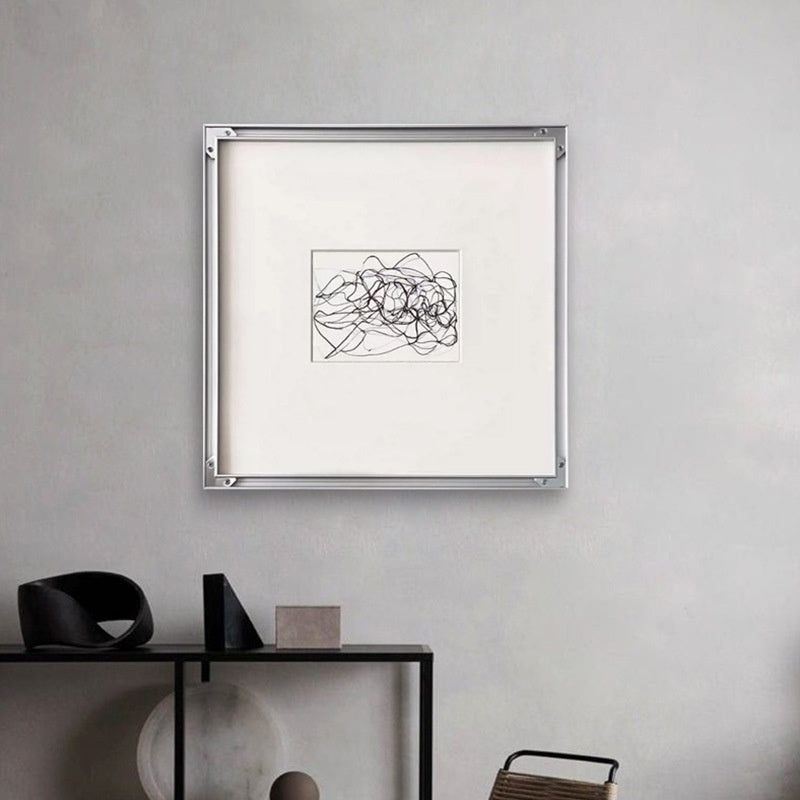 Modern Simple Black And White Line Decorative Painting
