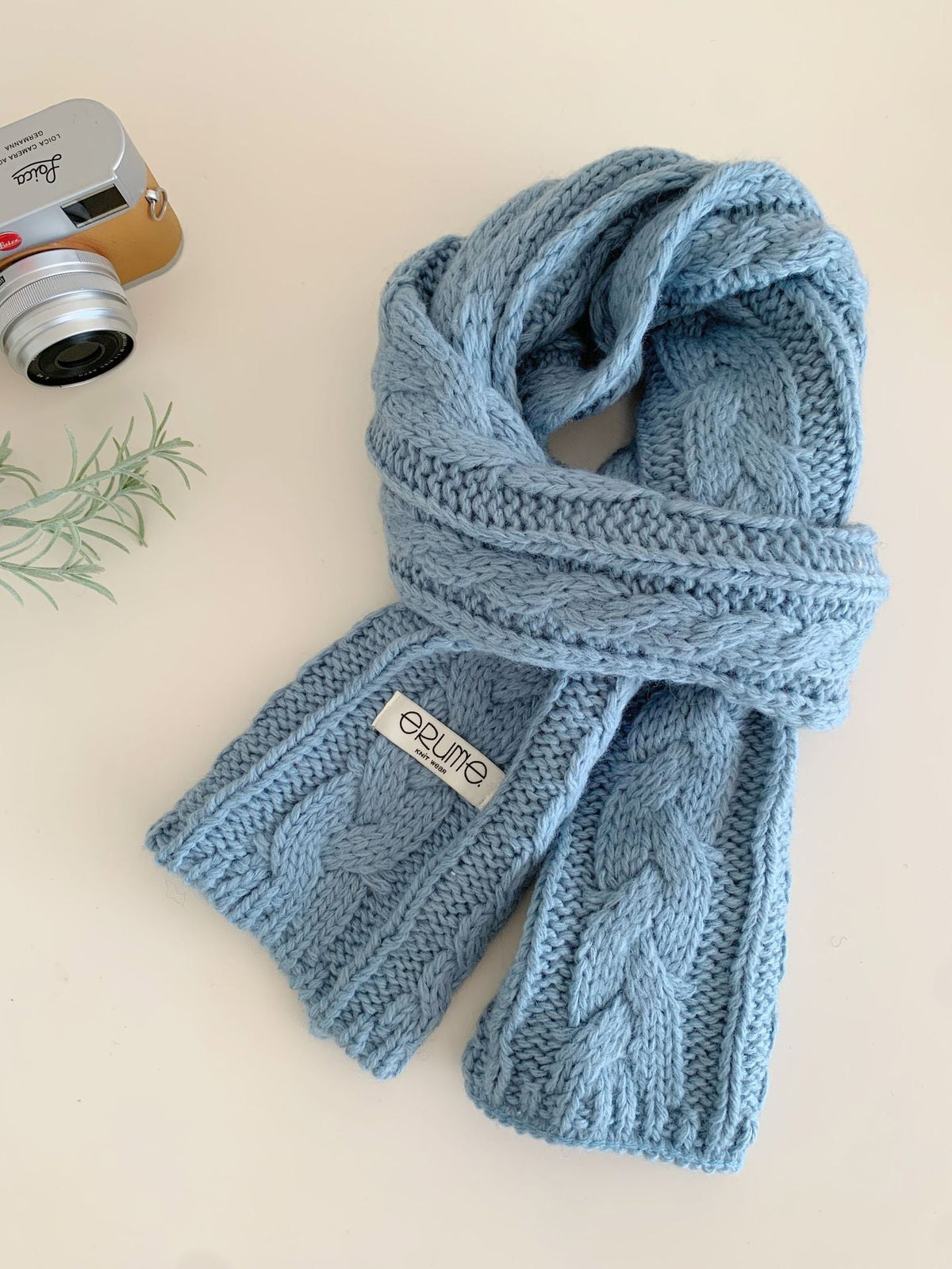 Herringbone Knit Scarf For Women