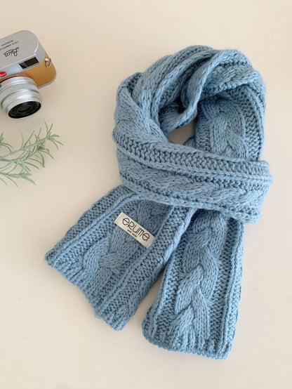 Herringbone Knit Scarf For Women