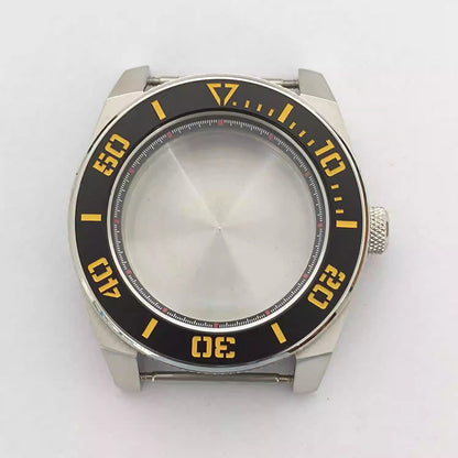 43mm 316 Stainless Steel Aluminum Bezel Watch Case Accessory