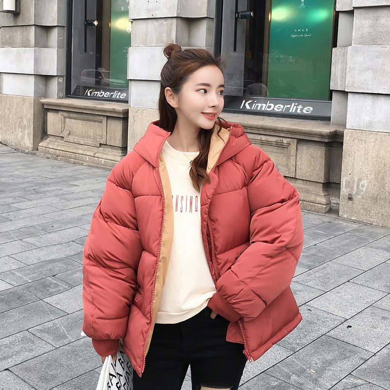 Short Style Student Bread Clothing Soft Girl Cotton Padded Winter Coat